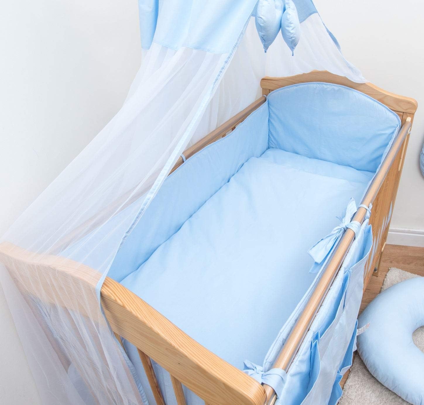 all round cot bumper set