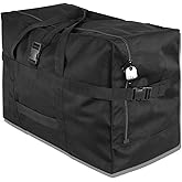 Carry on Travel Duffle Bag,Foldable Heavy Duty Overnight Bag,Larger Size Tear Resistant Water Resistant Packable Luggage for Weekender/Vacation/Camping/Beach/Tent