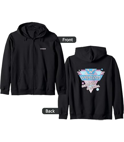 Amazon.com: Weezer - Winter Zip Hoodie : Clothing, Shoes & Jewelry