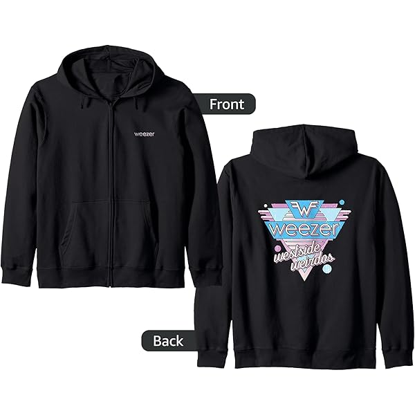 Amazon.com: Weezer - Winter Zip Hoodie : Clothing, Shoes & Jewelry
