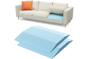 Sellmazon Couch Cushion Support, Trapezoid 40D Sofa Cushion Support for Sagging Couch Seats, High Density Foam Furniture Seat Sagging Repair, Set of 2
