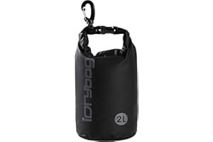 IDRYBAG Dry Bag for Kayaking Waterproof 2L/5L/10L/15L/20L, Small Dry Sack Waterproof Bag for Boating