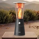 Mars Explo Tabletop Heater Patio Heater, 11,000 BTU Propane Patio Heater for Commercial, Balcony &amp; Porch, Quartz Glass Tube, Portable Small Heater For Outdoor Use - Black