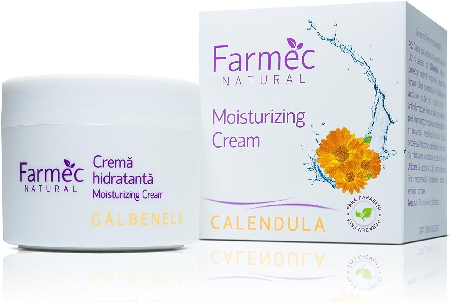 FARMEC NATURAL, Moisturizing Cream with Calendula 16+
