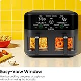 Chefman 5.6L Dual Air Fryer Oven with 2 Baskets Sync Finish Hi-Fry 2100W Black view 7
