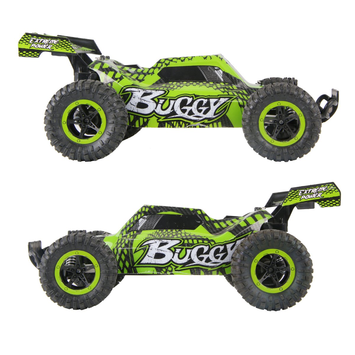 Hugine 1:16 2.4G RC Car Off Road Vehicle High Speed Racing Monster Truck 20km/h Buggy Independent Suspension Radio Control Cars Toys (Green)