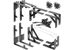 NAKIS Fence Gate Kit Gate Hardware, 2 Set Anti Sag Gate Kit Heavy Duty No Sag, Anti Twist Gate Frame Corner Brackets Kit Withstand 150 lbs, Gate Hardware Kit for Wood Fence Gate