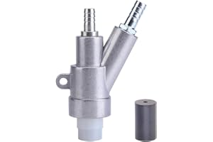 Jewboer Sand Blaster Gun Kit, Sandblaster Sandblasting Gun for Blast Cabinet with Boron Carbide Nozzle (6MM)