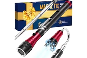 HANPURE Gifts for Men Dad,Magnet Tool Telescoping Magnetic Pickup Light,22"" Extending Magnet Stick Cool Tool Gadget for Men,Unique Birthday Gift for Men HIM,HER,Husband,Grandpa, Stuff for Hard to Reach Place