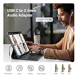 UGREEN USB C to 3.5mm Audio Adapter Type C to