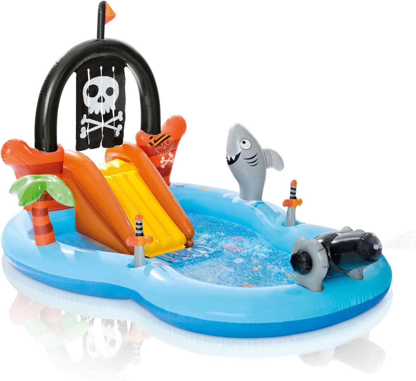 pirate ship blow up pool