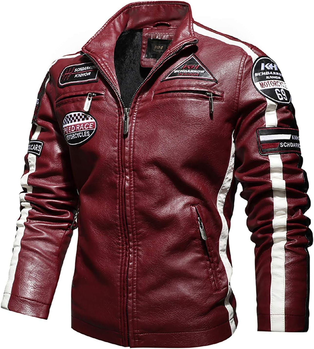 red leather jacket target