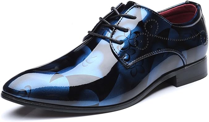 blue prom shoes for men