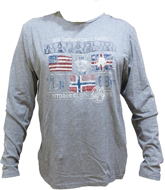 Tee shirt manche longue homme napapijri Clearance