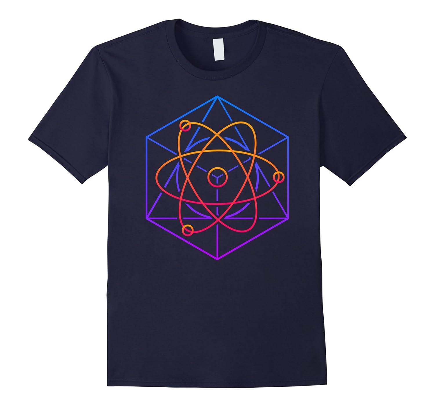 Atom Sacred Geometry | EDM T-Shirt-ANZ