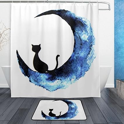 Home Mildew Resistant Waterproof Polyester Decoration Bathroom