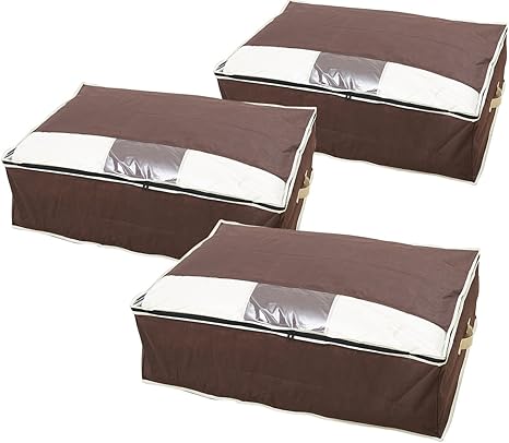 Amazon 布団 収納袋 炭入り消臭 布団一式 収納ケース 3個セット ふとん収納袋 オンライン通販