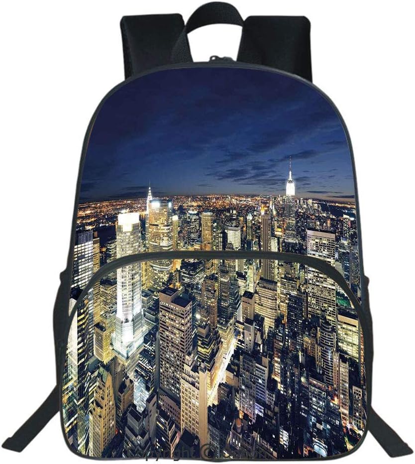 cityscape laptop backpack