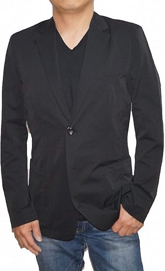 Amazon ハイダウェイ Hideways Black By Nicole テーラードジャケット ストレッチ 黒 メンズ ニコル 46 M コート ジャケット 通販