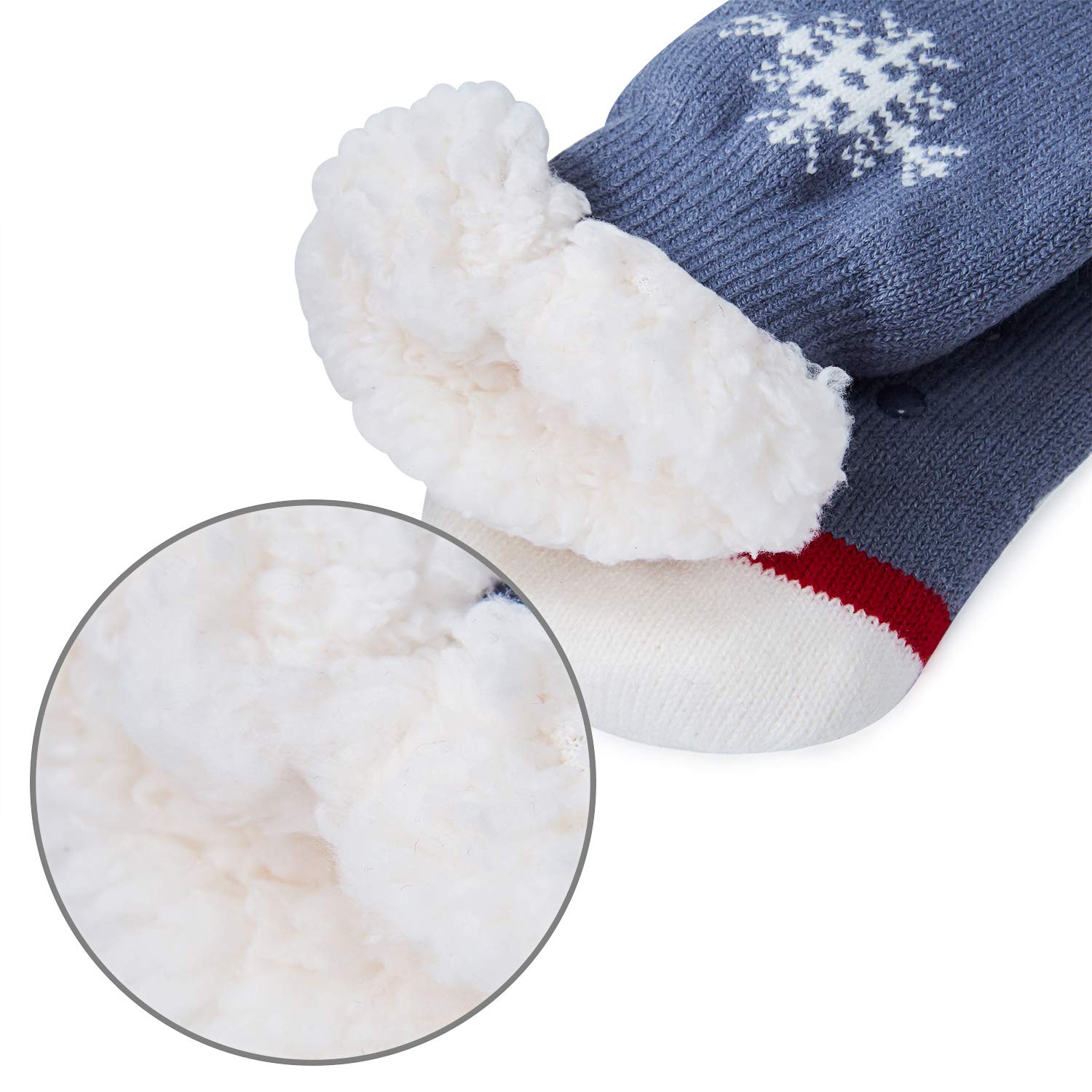 AIDEAONE Wollsocken, Frauen Socken nicht Slip Winter Home Socken für den Winter