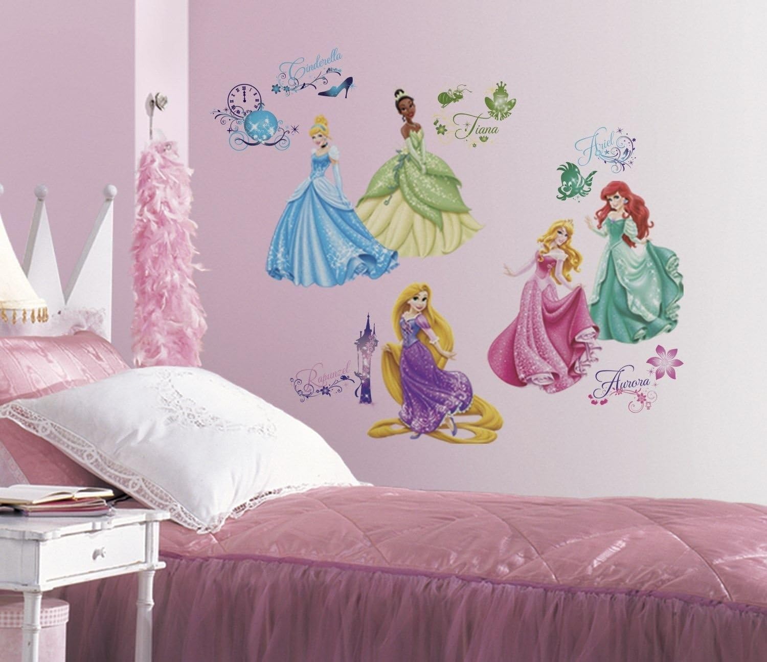 New Disney Princess Royal Debut Wall Decals Princesses Stickers Girls Room Decor