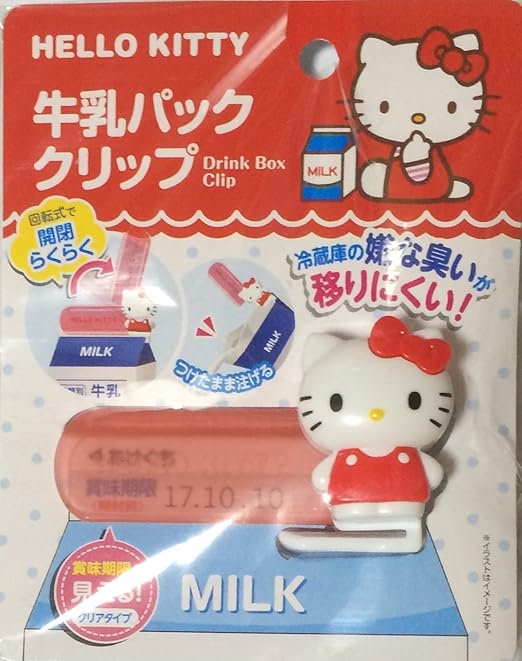 Hello Kitty cartón de leche Clip: Amazon.es: Hogar
