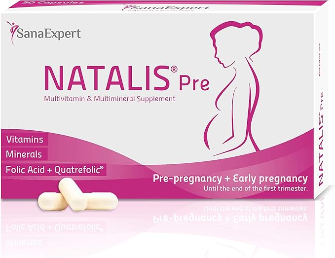 Premium Prenatal Multivitamin, SanaExpert Natalis Pre, Folic Acid, Vitamins, Minerals