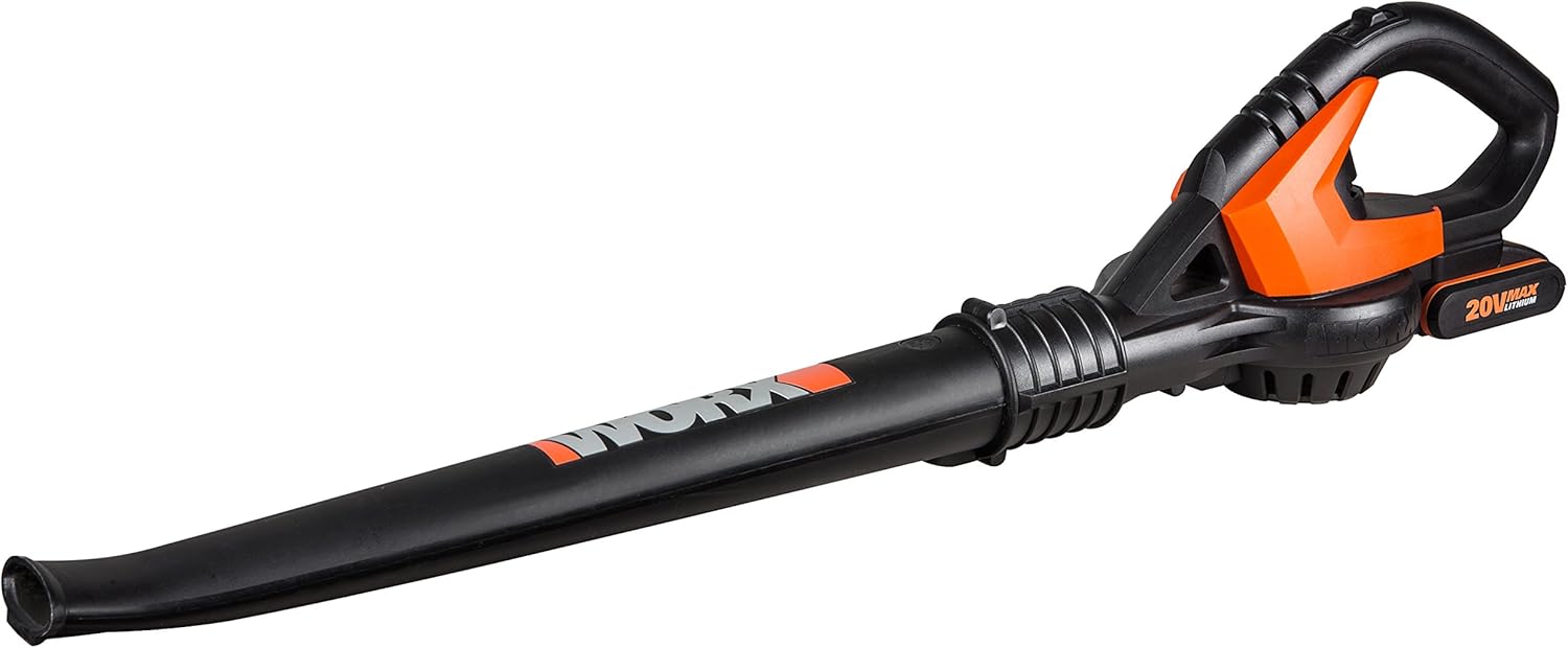 WORX WG549E.5 Laubbläser mit Akku und Ladegerät 20V – Inkl. WORX 20V 2000mAh Li-Ion Akku &amp; WORX Ladegerät