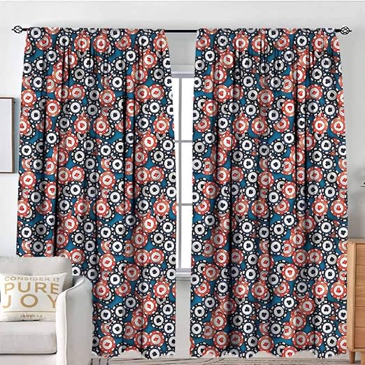 Amazon Com Miki Da Blackout Curtains 2 Panels Set Room Cooling