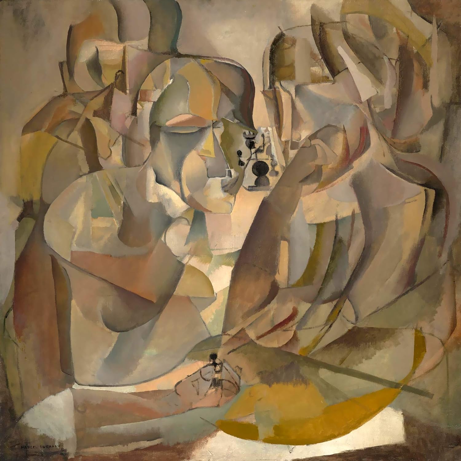 Marcel Duchamp Portrait of Chess Players 1911