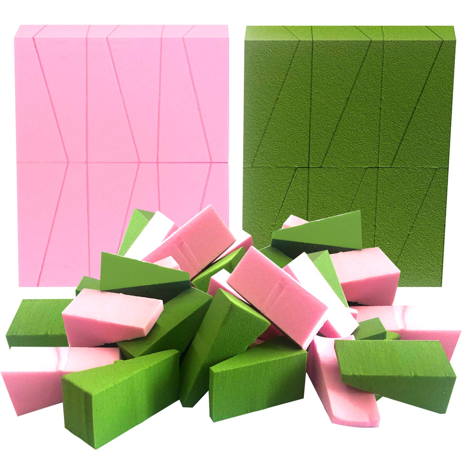 48 Pcs Makeup Sponge Blender, Small Wedge Cosmetic Beauty Applicator Puff, For Eye Face Powder Liquid Cream Foundation, Non Latex