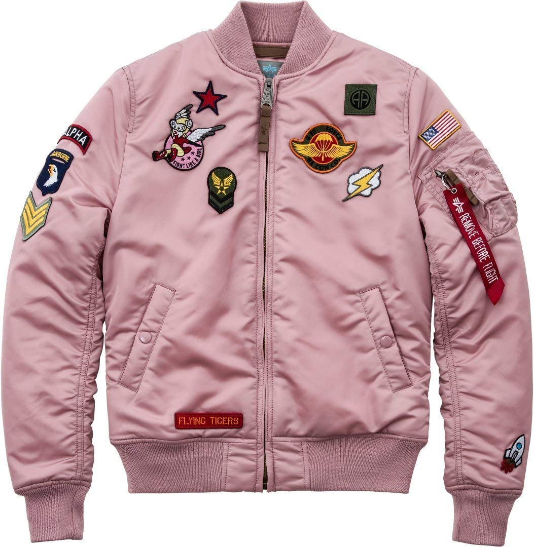 Alpha Industries MA 1 VF Patch Damen Jacke Rosa M Cheap Auto10 Wholesale