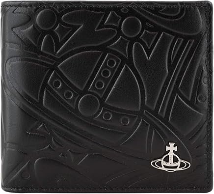 Amazon ヴィヴィアンウエストウッド Vivienne Westwood 二つ折り財布 メンズ N404 Black ブラック 並行輸入品 財布