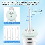 HANGSUN Hangsun Water Flosser Cordless Oral Irrigator HOC600 6 Tips IPX7 Green view 5