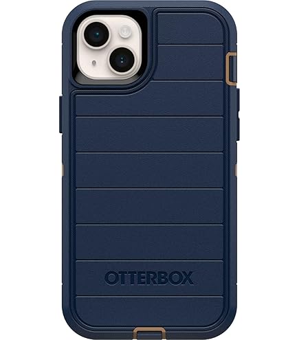 OtterBox Custodia per iPhone 15 PRO (Only) Defender Series XT - Baby Blue Jeans (Blu), Senza Schermo, Robusta, Si aggancia a MagSafe, Cordino di Fissaggio
