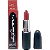 MAC Cosmetics Ximal Sleek Satin Lipstick - 826 Brick-O-La (Warm dusty rose) 0.12 Oz / 3.5 g