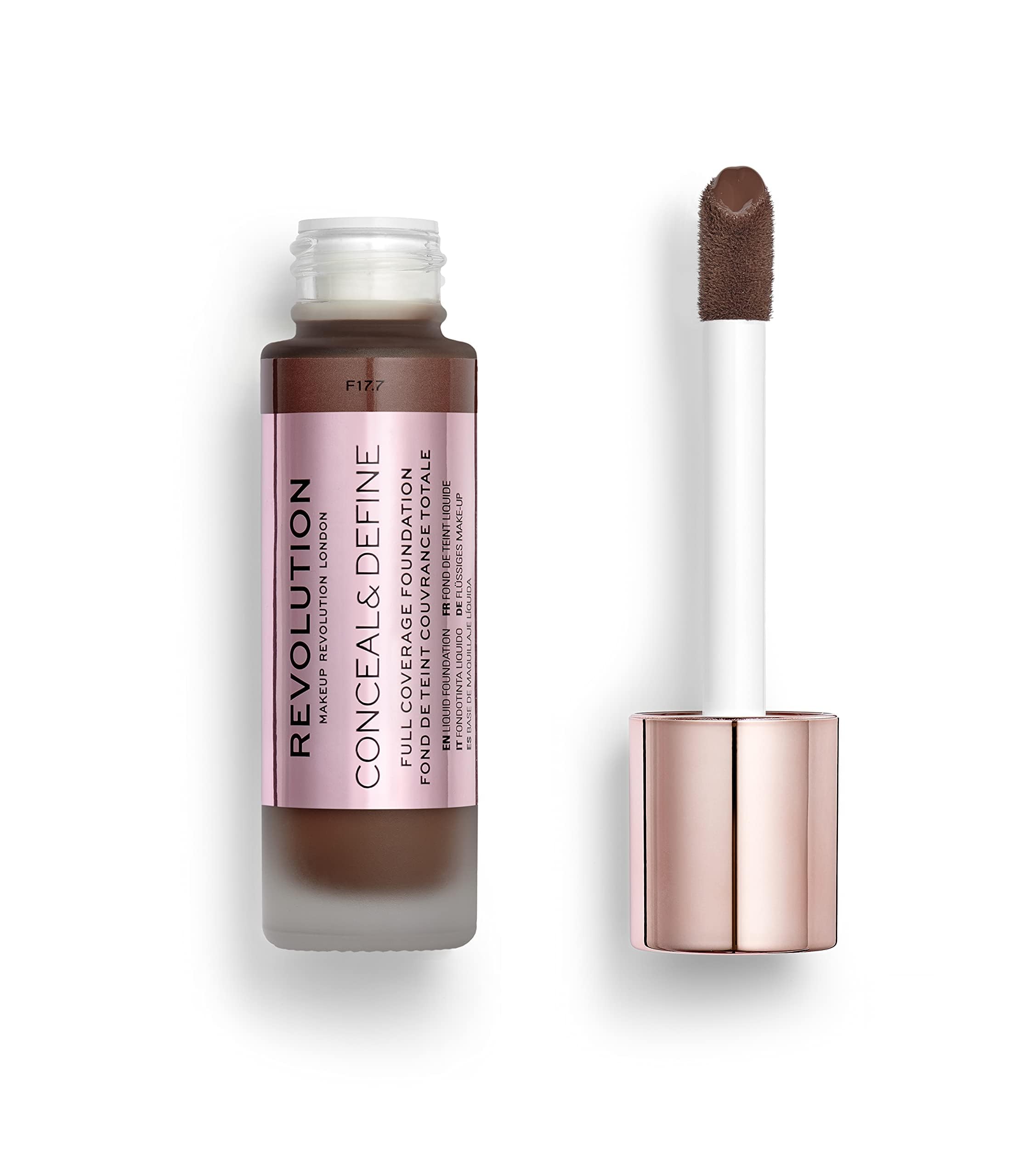 Revolution Beauty London, Conceal and Define, Foundation, F17, 23ml
