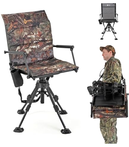 HUNTSEN 3-4 Person Hunting Blind - 270 Degree See Botswana - View #7