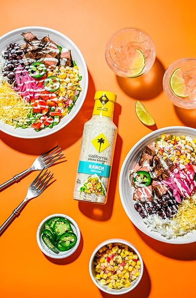 CALIFORNIA PIZZA KITCHEN RANCH DRESSING – CREAMY RANCH DRESSING, RESTAURANT-LIKE RANCH DIP, FRESH AND CREATIVE FLAVORS COLLIDE, RANCH SALAD DRESSINGS AND SAUCES – 12 FL OZ