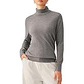 KVSS Women's Cashmere Sweater Turtleneck Long Sleeve Pullover Sweaters for Women Lightweight | Luxury from Inner Mongolia