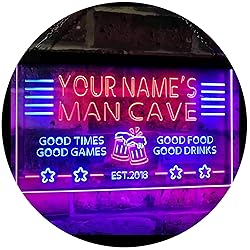 ADVPRO Personalized Name Custom Man Cave Home Bar