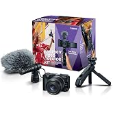 Canon EOS R50 V Video Creator Kit | Includes 14-30mm lens, tripod grip and stereo microphone for filming, vlogging and audio