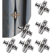 Lot De 12 Paires De Poids Magnétiques Impermeables Pour Rideaux - Noir - Idéal Intérieur, Salle De Bain, Douche Et Nappes