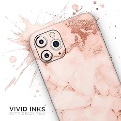 Design Skinz Rose Pink Marble & Digital Gold