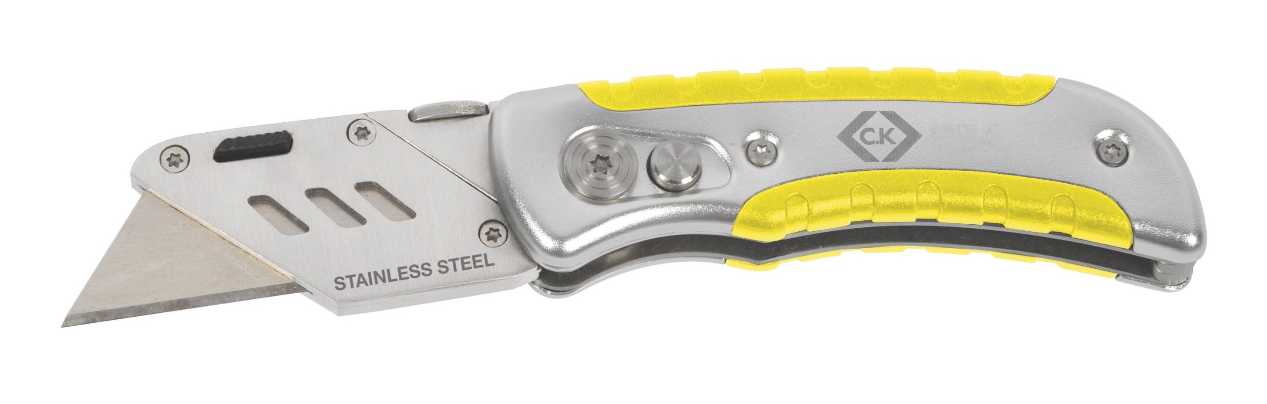 C.K T0951 Snap-Off Trimming Knife, Silver, 9 mm