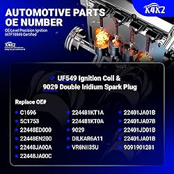 UF549 Ignition Coil Packs & 9029 Double Iridium