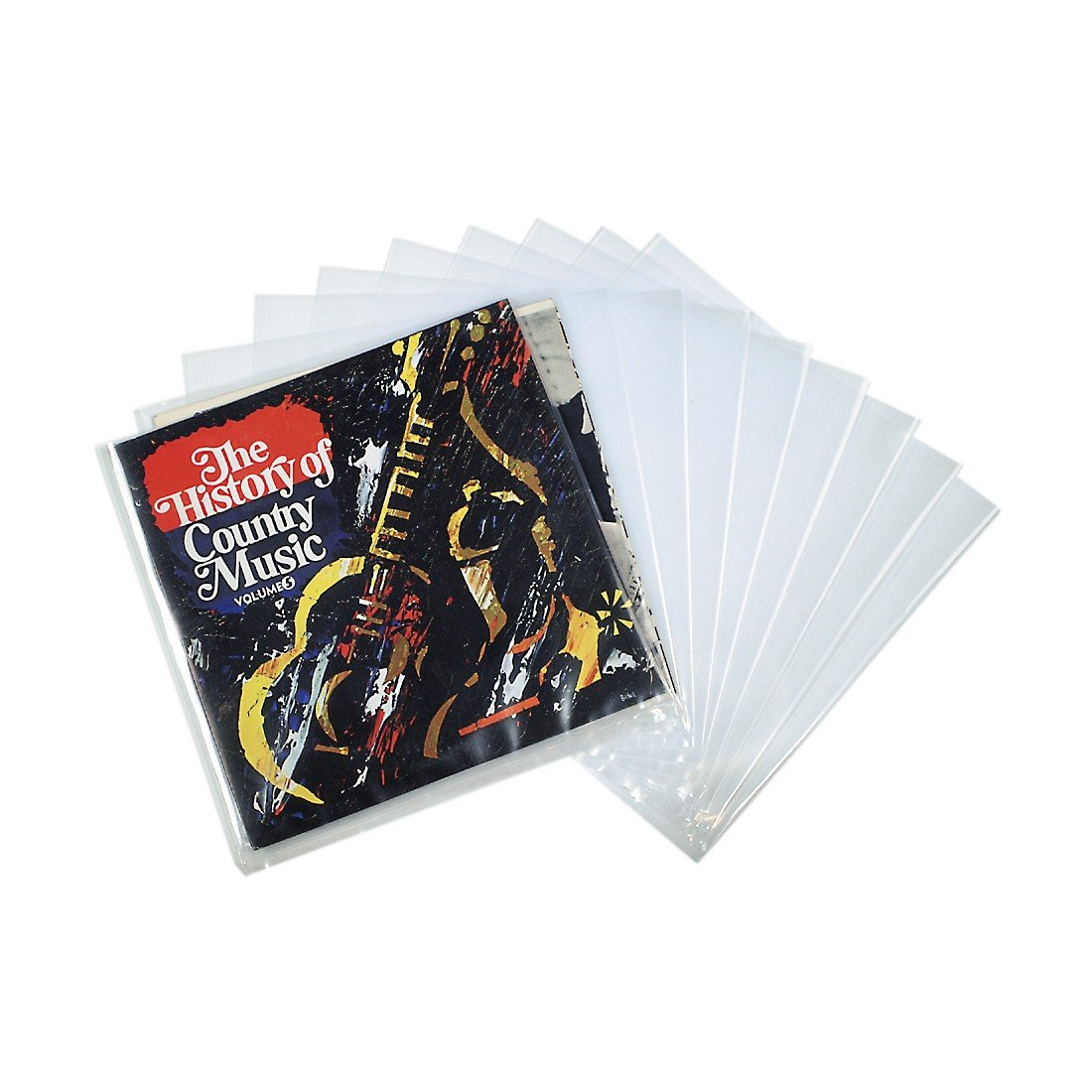 Hama Lp-Outer Casing Transparent Set of 10