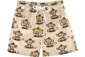 visesunny Little Boys Quick Dry Beach Board Shorts Kids Swim Trunk Swimsuit Beach Shorts Swim Trunk for Infant Baby Boy Teens