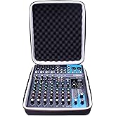 L LTGEM EVA Hard Case for YAMAHA MG10XU or MG10 or MG06 10-Input Stereo Mixer - Travel Protective Carrying Storage Bag