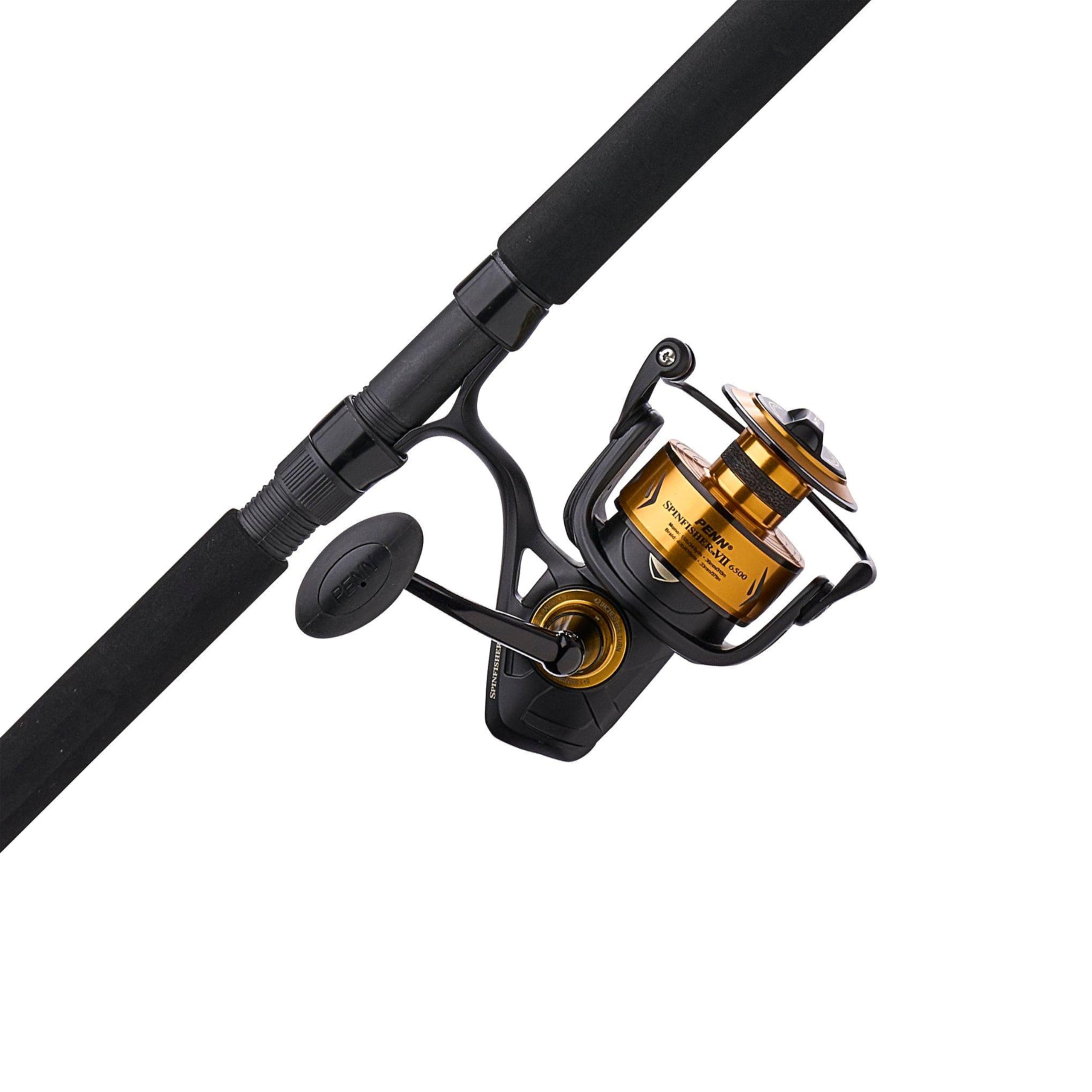 Photo 1 of *Major Damaged*
PENN 6'6" Spinfisher VII Spinning Fishing Rod & 6500 Reel Combo, 30-80lb Line Rating, Medium Power, IPX5 Sealing, CNC Gear Technology with Brass Main Gear